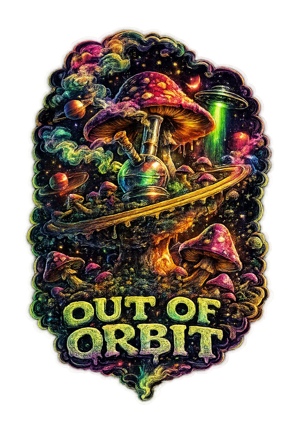 Out of Orbit Sticker – 3"