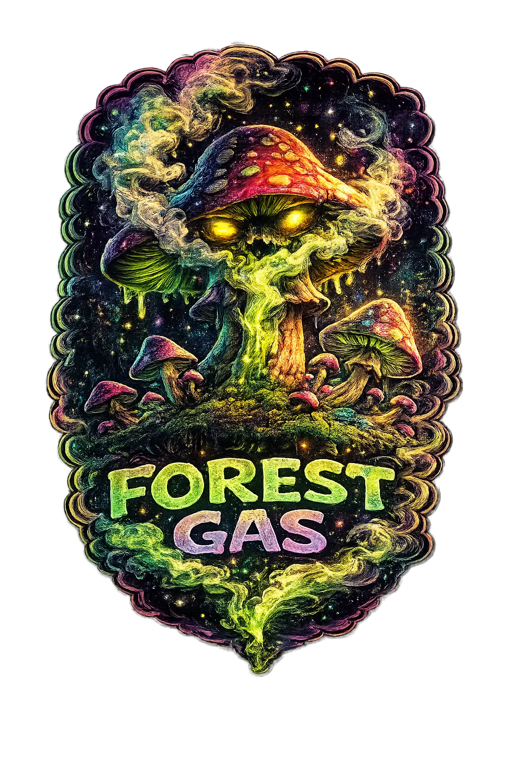 Forest Gas Sticker – 3"
