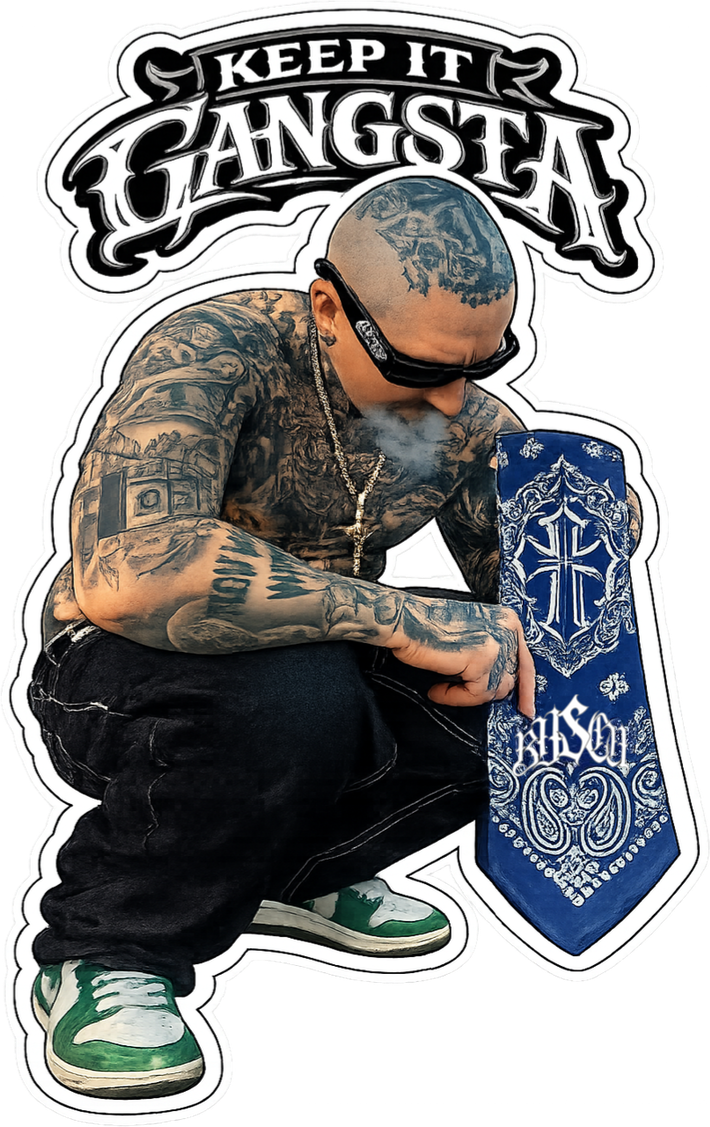 Inked Boy custom die-cut sticker