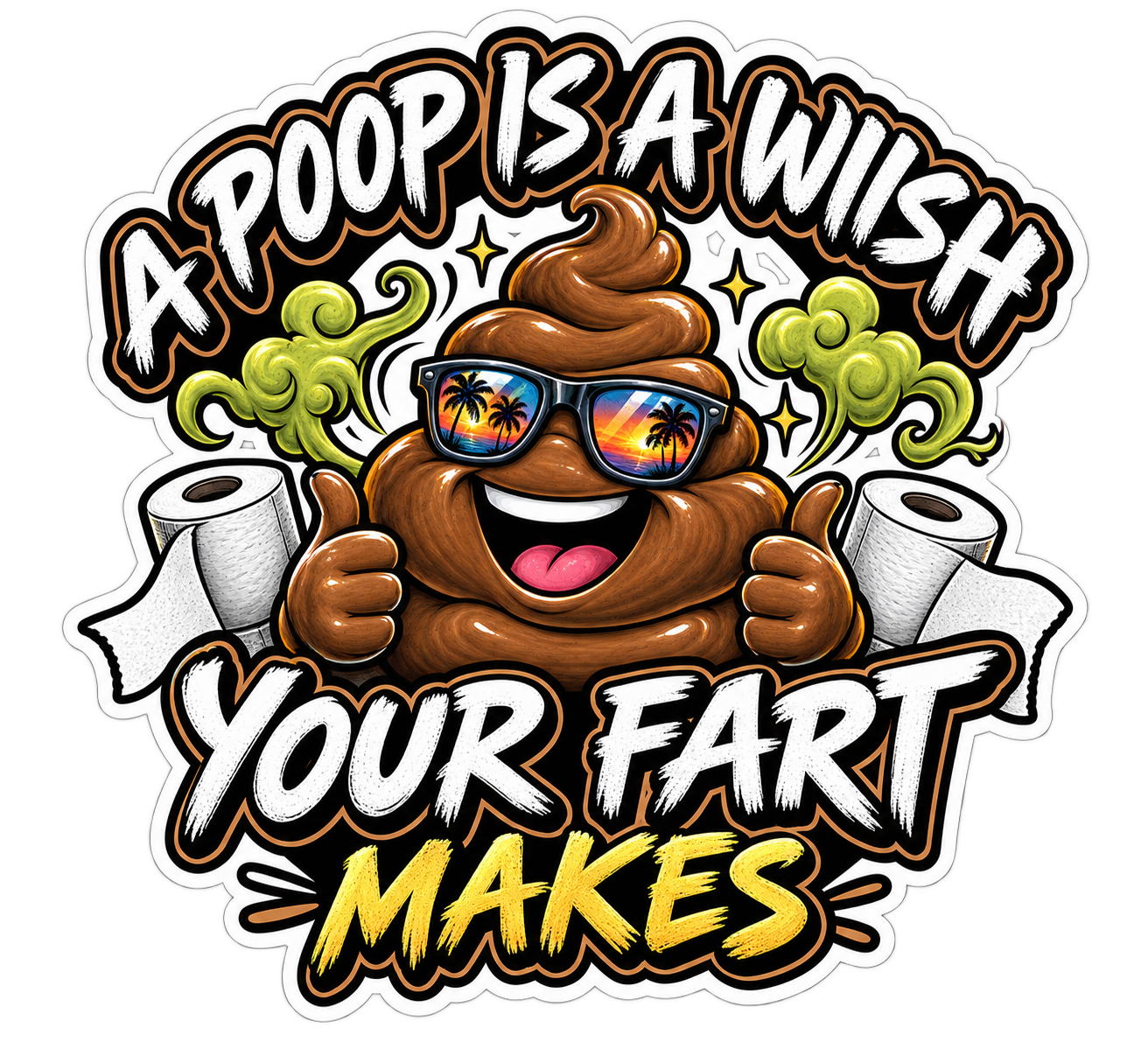 A Poop Is a Wish Your Fart Makes