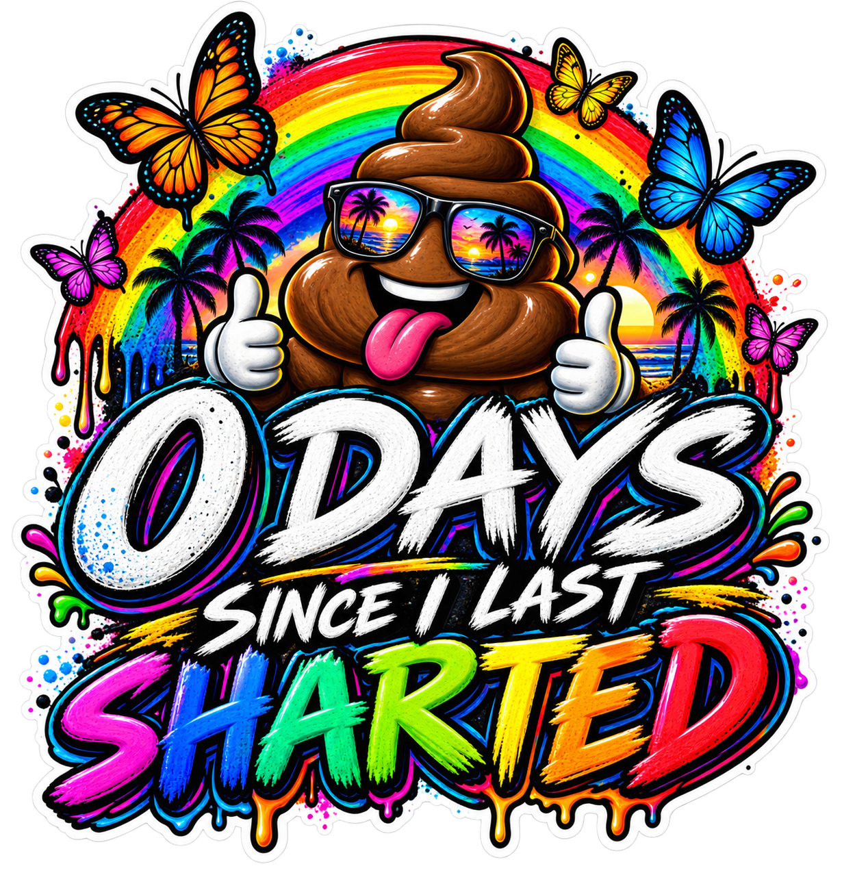 0 Days Since I Last Sharted