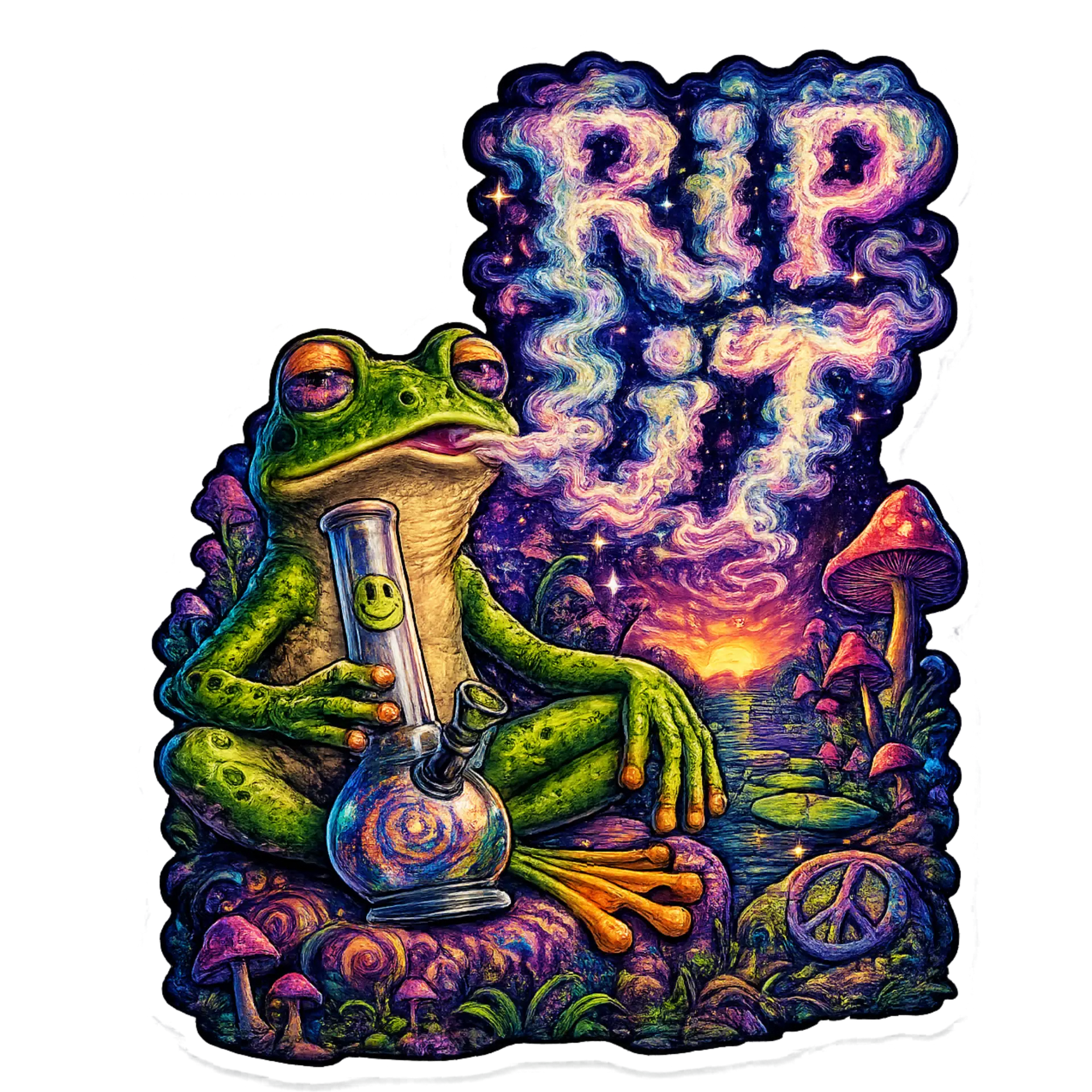 RIP IT — Sunset Trip Sticker – 3"