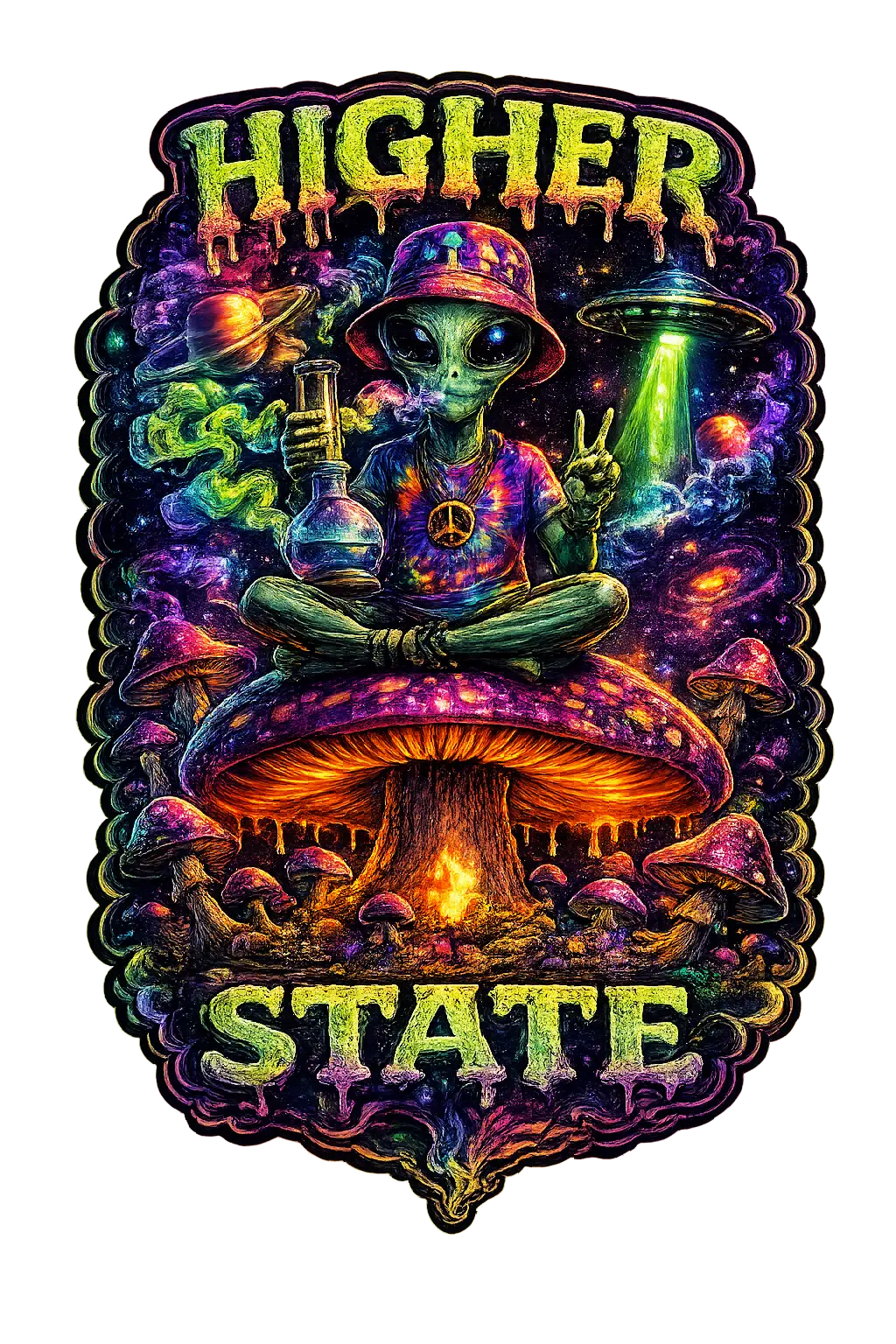 Higher State Sticker – 3"