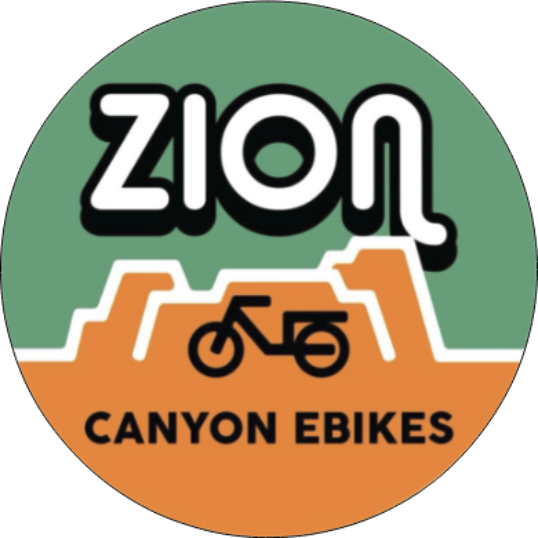 Zion Canyon Ebikes custom die-cut sticker