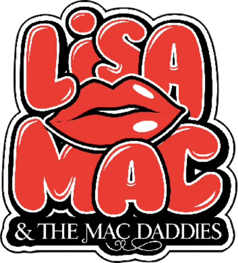 Lisa Mac & The Mac Daddies custom die-cut sticker