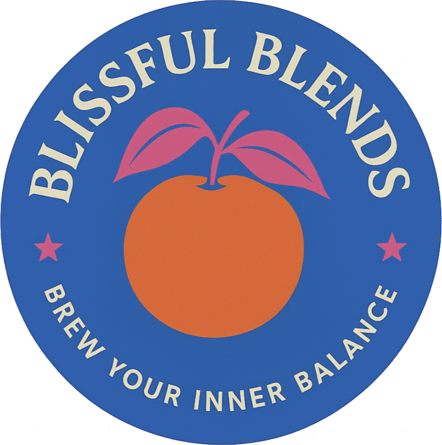 Blissful Blends custom die-cut sticker