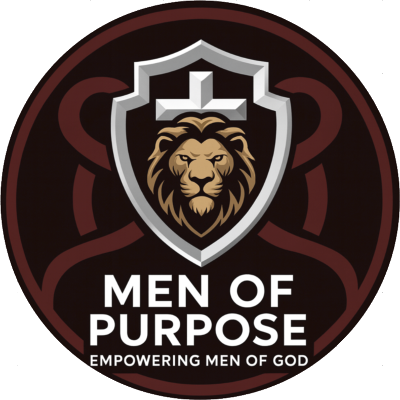 Men of Purpose custom die-cut sticker