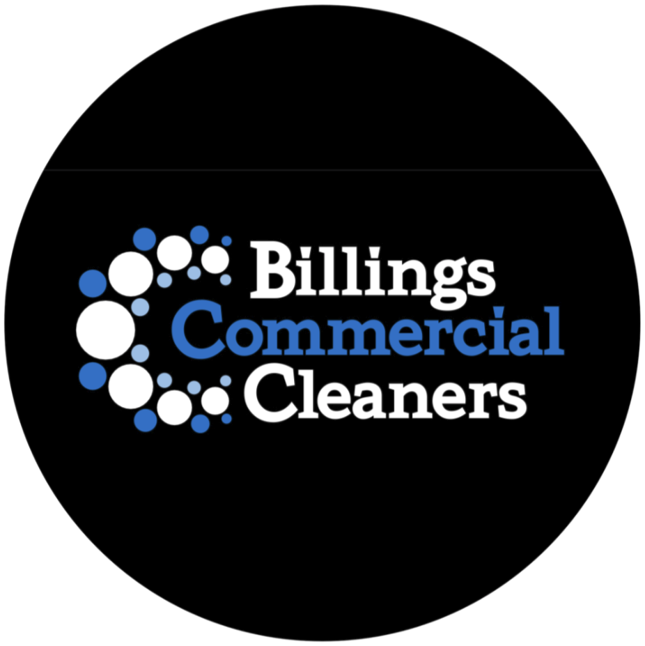 Billings Commercial Cleaners custom die-cut sticker