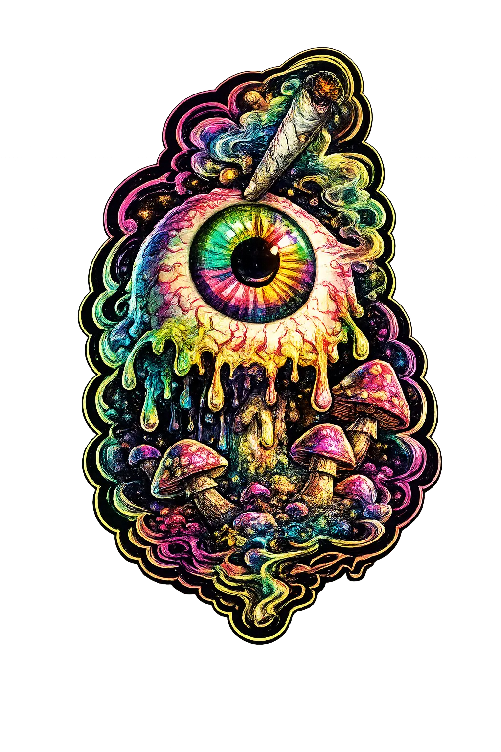 Eye'm Trippin' Sticker – 3"