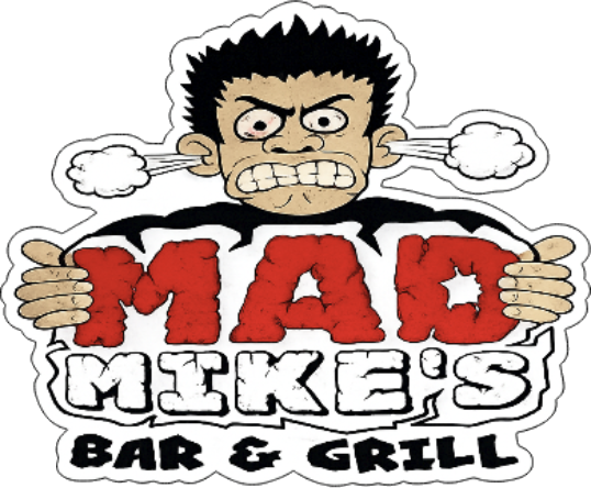 Mad Mike's Bar & Grill custom die-cut sticker