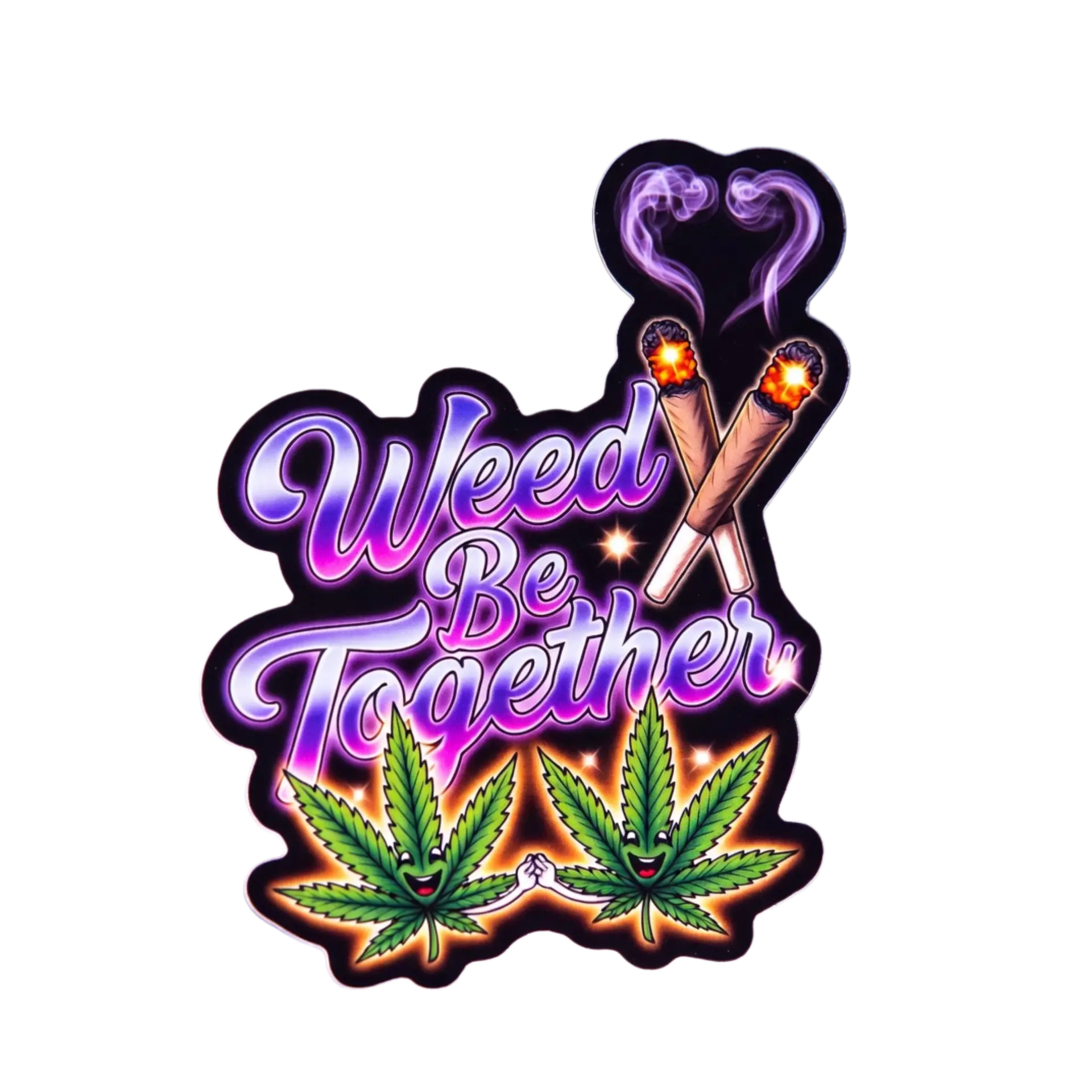 Weed Be Together Sticker – 3"